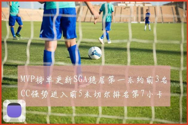 MVP榜单更新SGA稳居第一东约前3名CC强势进入前5米切尔排名第7小卡获提名